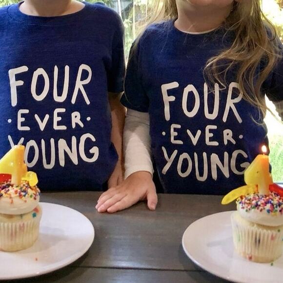 Small Shop “Four Ever Young” Triblend Tee - Picture 5 of 5